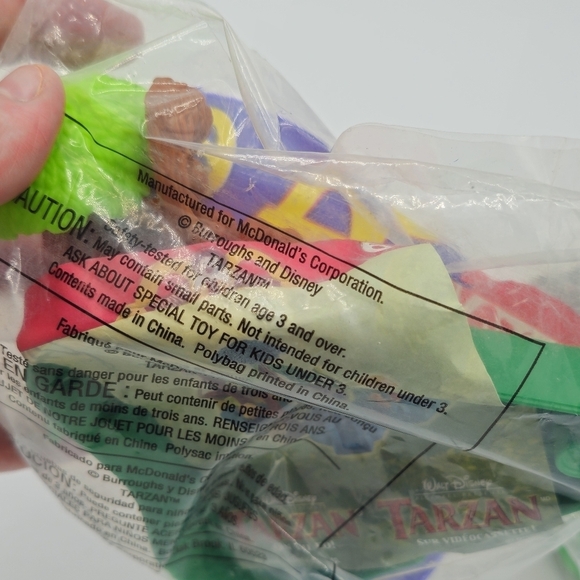 Vintage 2000 McDonald's Disney Tarzan Jane & Terk Figurines Happy Meal Toys - Picture 4 of 7